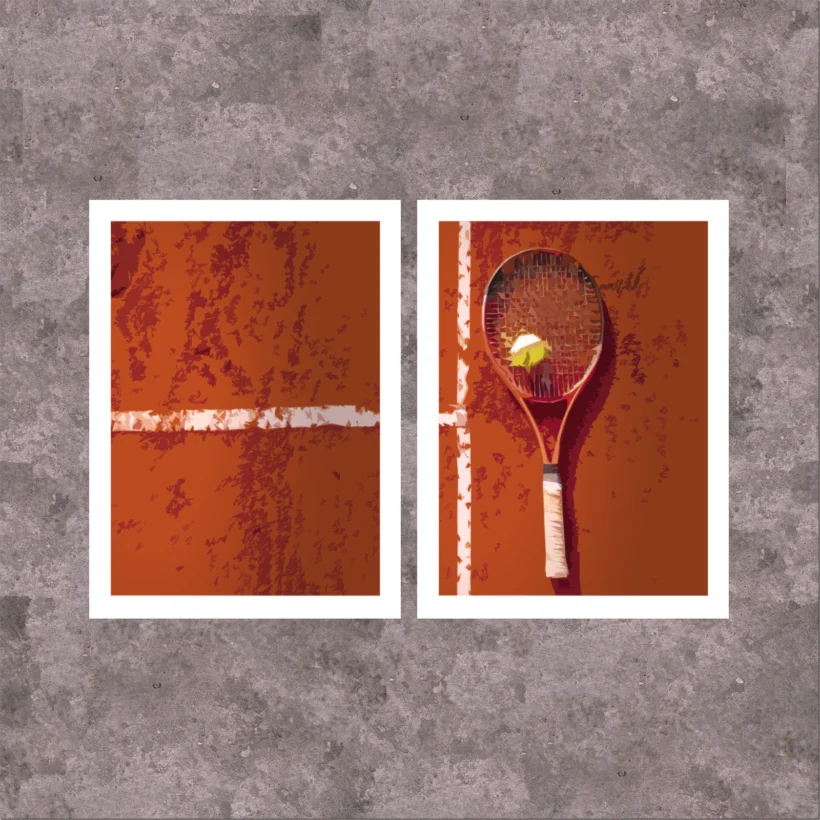 2 QUADROS ZOOM BRANCO