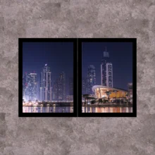 Quadro Decorativo de Dubai Quadro Decorativo de Dubai