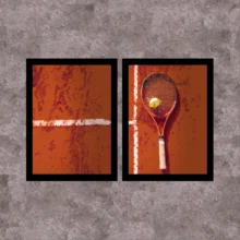 2 QUADROS ZOOM PRETO