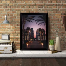 Quadro Decorativo de Dubai Quadro Decorativo de Dubai