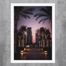 Quadro Decorativo de Dubai Quadro Decorativo de Dubai